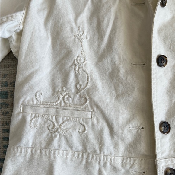 Lauren Ralph Lauren Western Embroidered Cotton Jacket – Petite Large - Picture 6 of 8